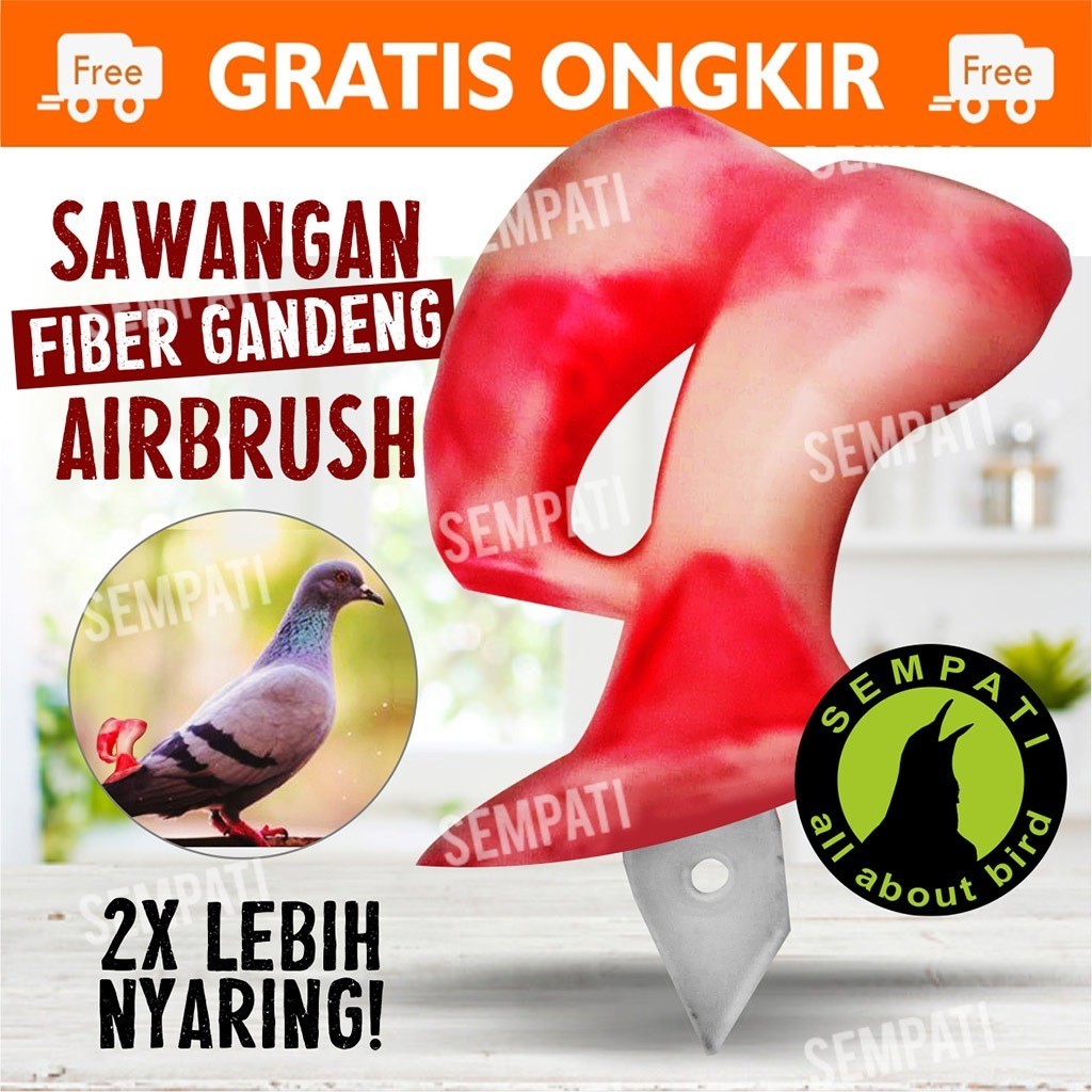 SEMPATI Sawangan Merpati Kobra Cobra Gandeng Dan Airbrush Marbel Mainan Hatong Hotang Peluit Pluit N