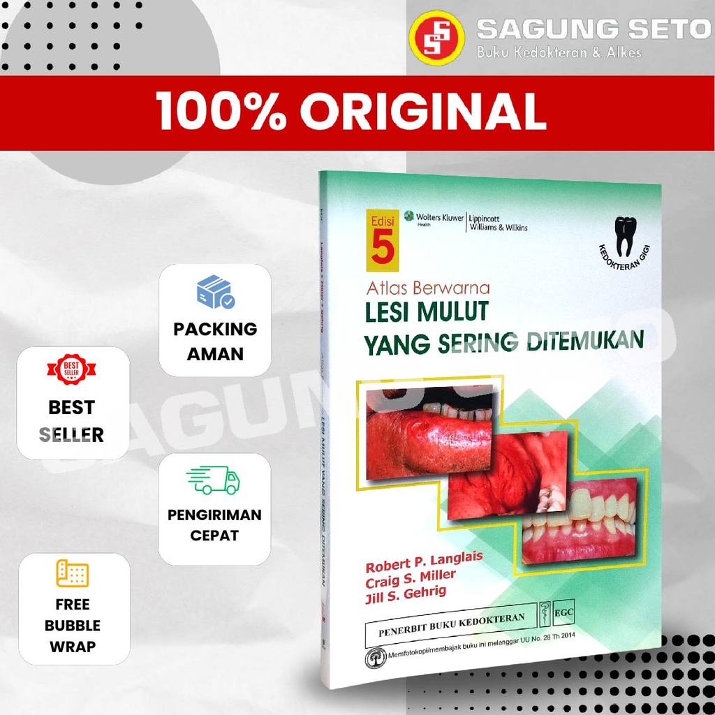 ATLAS BERWARNA LESI MULUT 5 EDISI YANG SERING DITEMUKAN ROBERT P