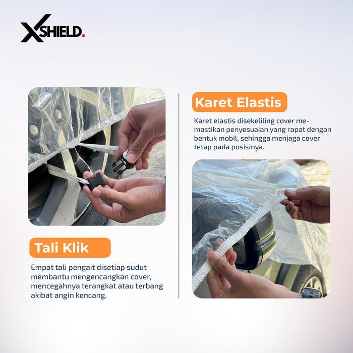 Cover Mobil New Ayla Sarung Mobil Tebal plastik PE 80 Micron -XSHIELD - 80 micron