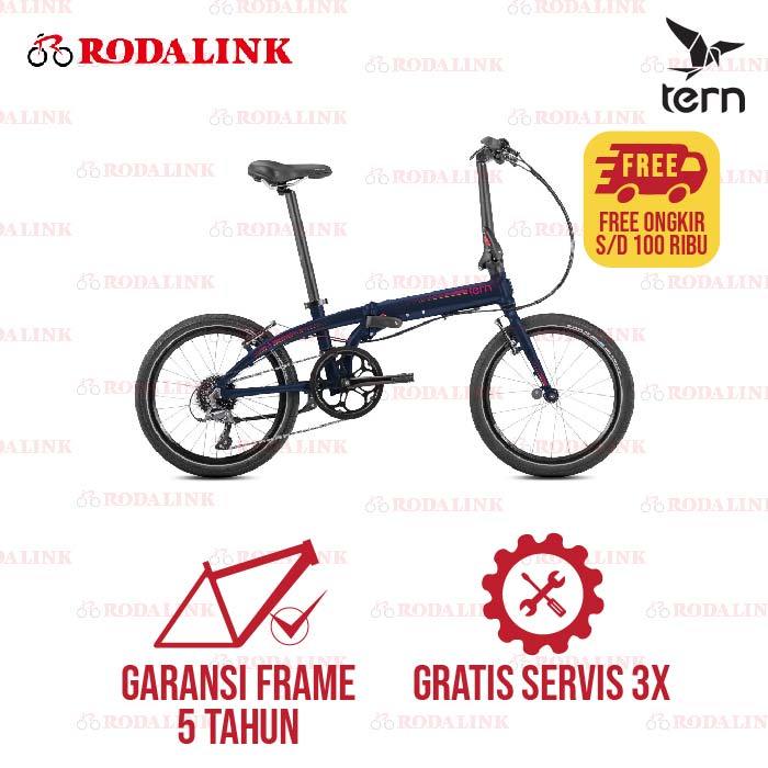 Tern Sepeda Lipat Link D8 Folding Bike | 1x8 Speed Shimano
