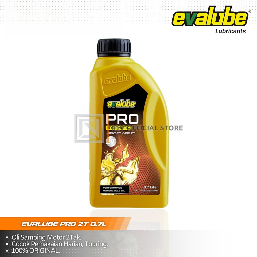 Oli Motor Evalube 2T PRO Synthetic (0,7L) - Pelumas oli samping 2Tak rx king ninja f1zr nsr150
