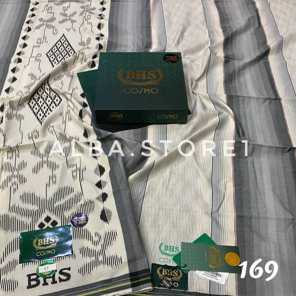 Sarung BHS Cosmo Gold Silver ORI 100%/BHS COSMO Polos Motif /Agen BHS Murah Pekalongan Official Cosm
