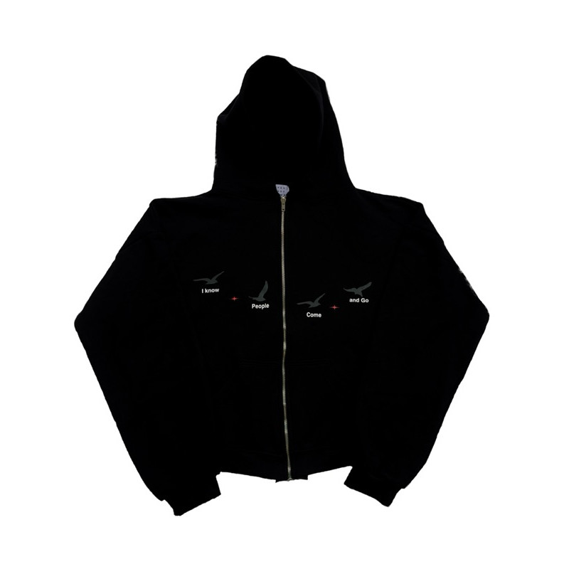 She Loves Spring Stay Boxy Zip Hoodie