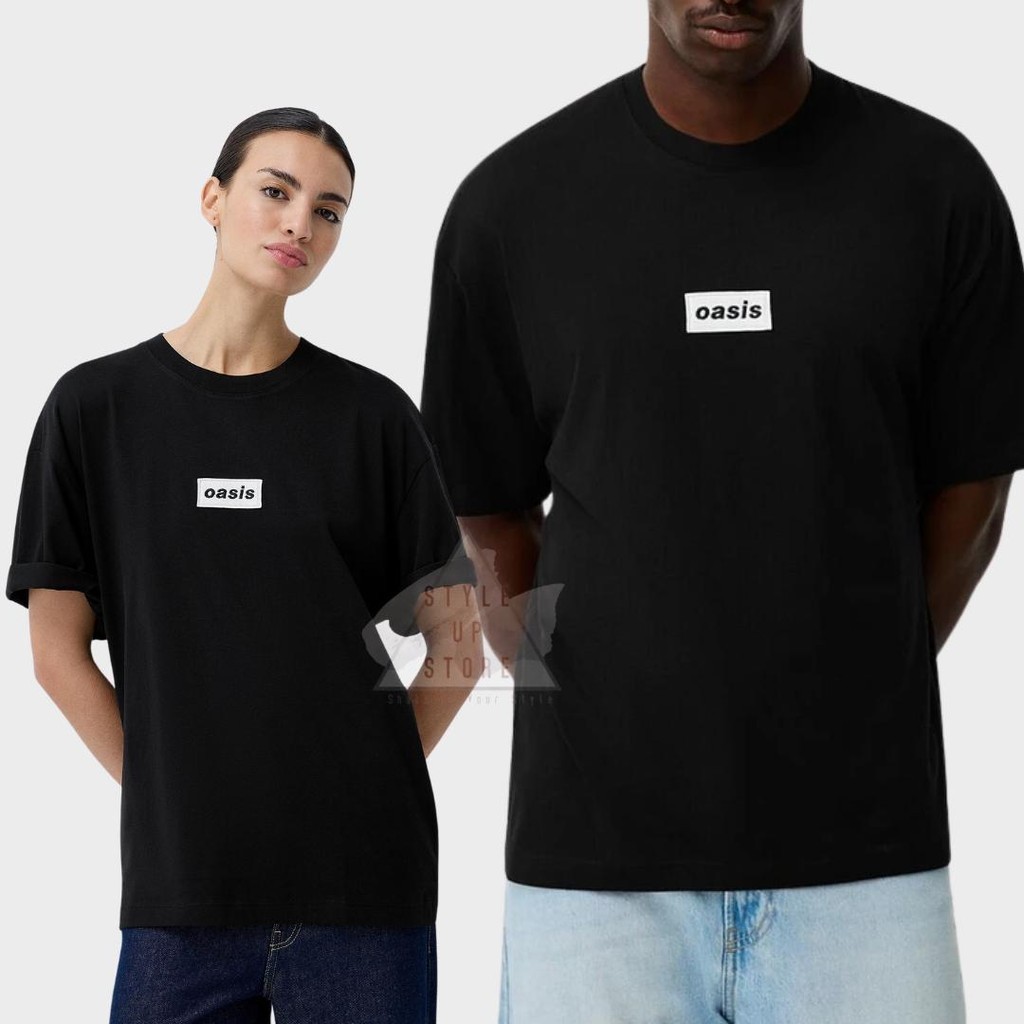[ STYLEUPSTORE ] BERSHKA Oversize Unisex Tshirt - Kaos Oasis