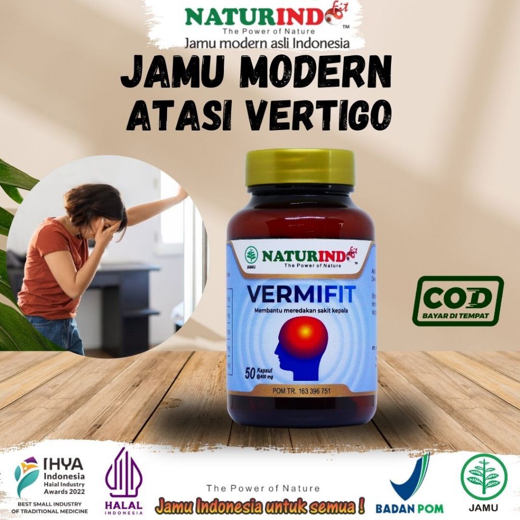 Obat Sakit Kepala Menahun Vertigo Migrain Sakit Kepala Sebelah Herbal Naturindo
