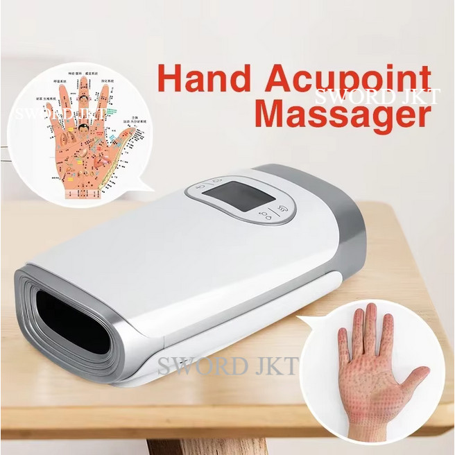 Alat Pijat Tangan Elektrik Electric Hand Massager Terapi Kompresi Udara dan Panas Pereda Nyeri Sendi
