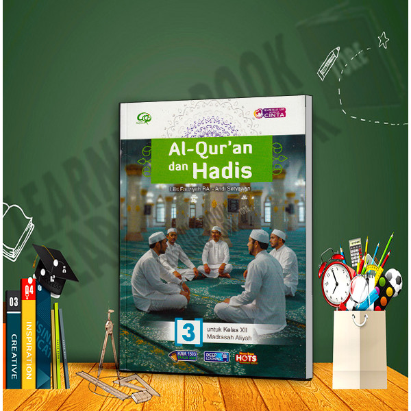 BUKU AQILA TIGA SERANGKAI AL QURAN DAN HADIS KELAS 12 MA  TERBARU 2026