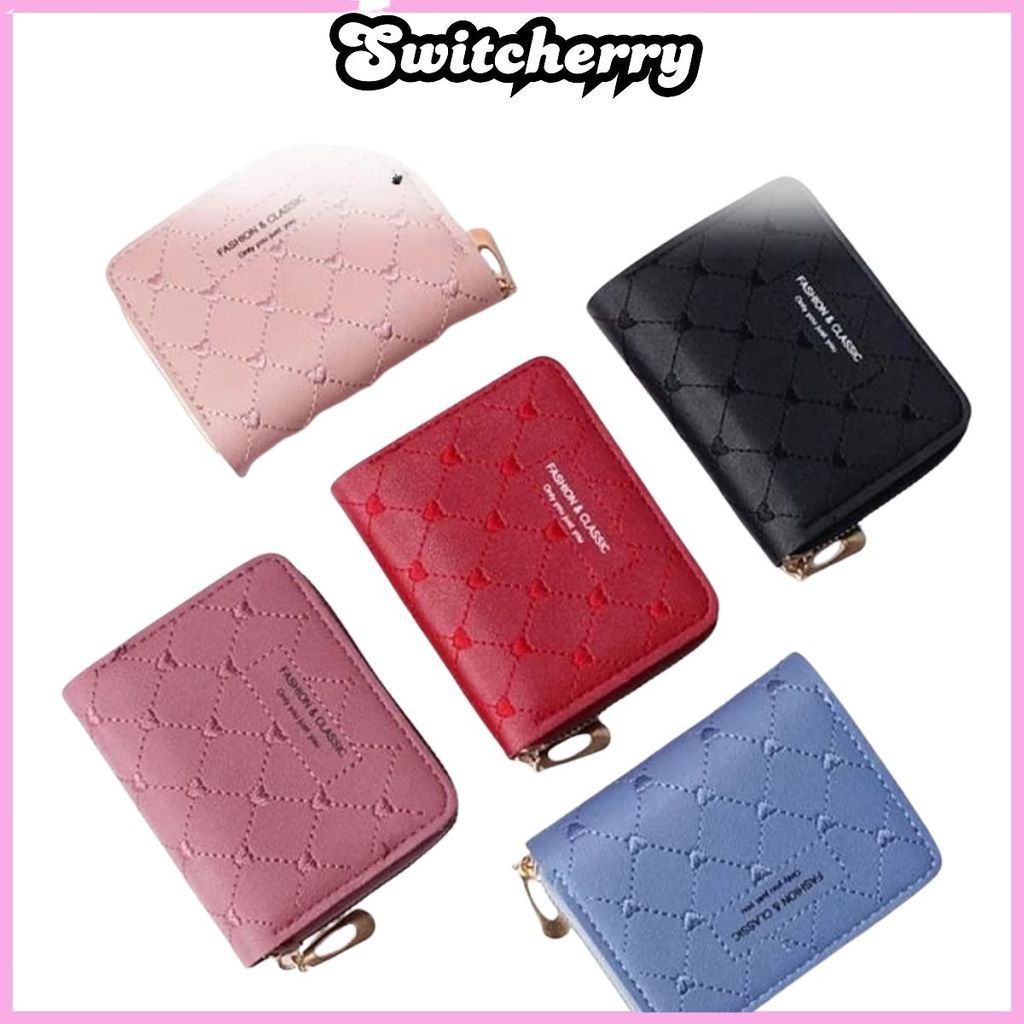 SW Dompet Koin Wanita Resleting 888 Dompet Lipat Koin Tas Dompet Kartu Fashion Wanita Korea Real Pic