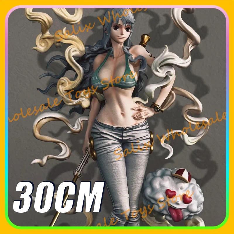 New 30cm One Piece Nika Nami Anime Figure Pvc Statue GK Statue Collection Model Birthday Gifts Custo