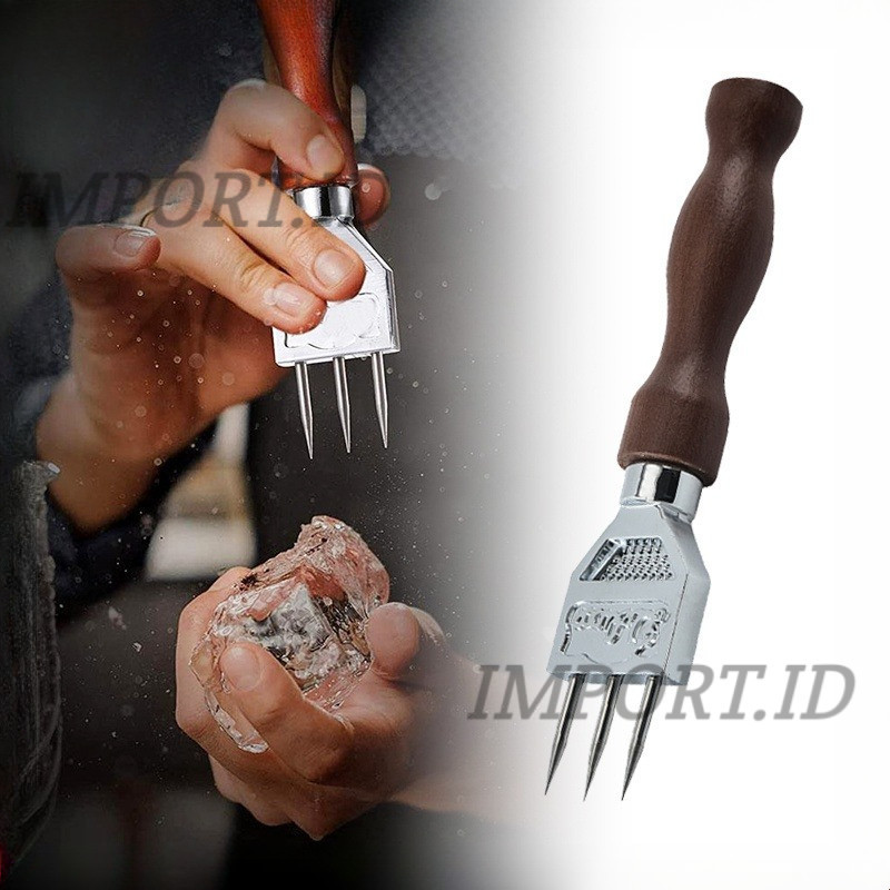 Alat Pemecah Es Batu Manual Ice Pick Stainless Ice Punch Crusher Penghancur Es Batu