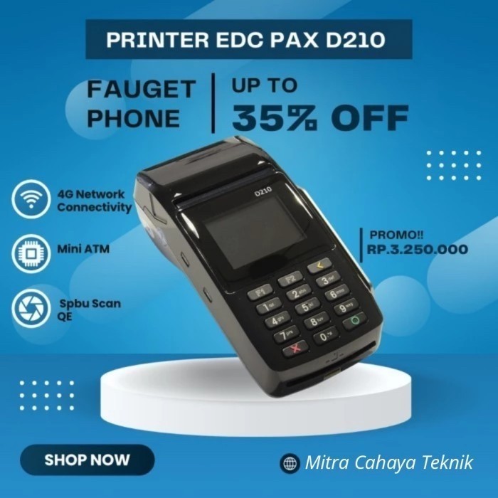 ANDROIT EDC PAX D210 MOBILE