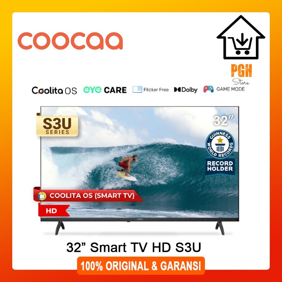 ps Coocaa Smart TV 32S3U / S3U 32 Inch / Coocaa TV / LED TV / Youtube