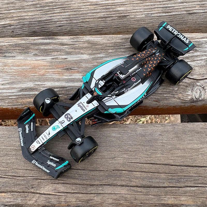 Bburago 1:43 Mercedes-amg F1 W16 W 16 #12 Andrea Kimi Antonell #63  2025 Racing Car Model Toy Collec