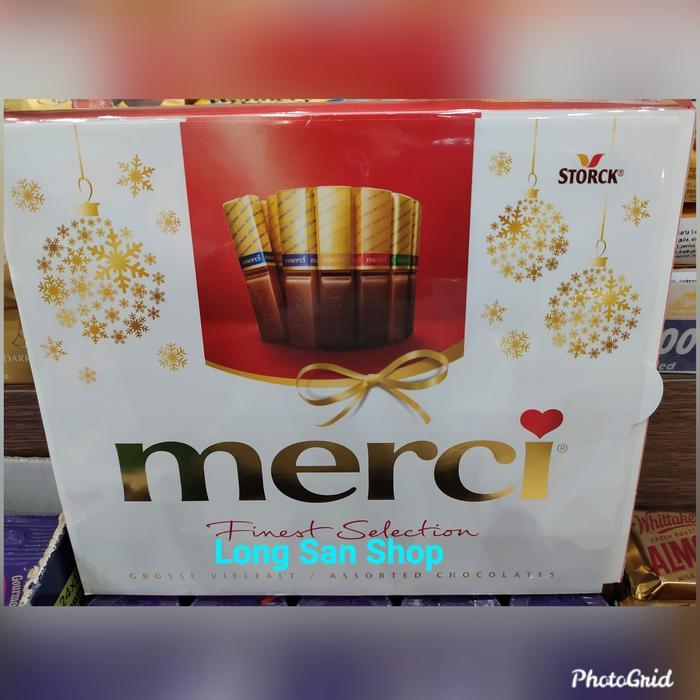 PROMO!! Storck Merci Fine Assorted Chocolate-Coklat Import - Merci Merah
