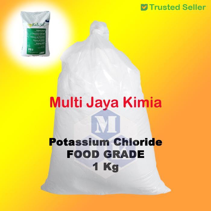 Potassium Chloride / KCl / Kalium Klorida FOOD GRADE 1Kg