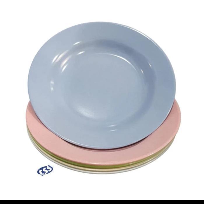 Onyx Piring Makan Melamin 9 Inch | Piring Makan Onyx 9 Inc - BLUE