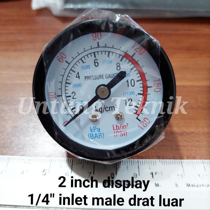 Ready Pressure gauge Kompresor 2"