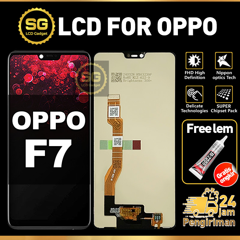 SG LCD OPPO F7 Fullset HP Touchscreen OPPO F7 Pro Free Lem Glass Touch Screen Digitizer COD