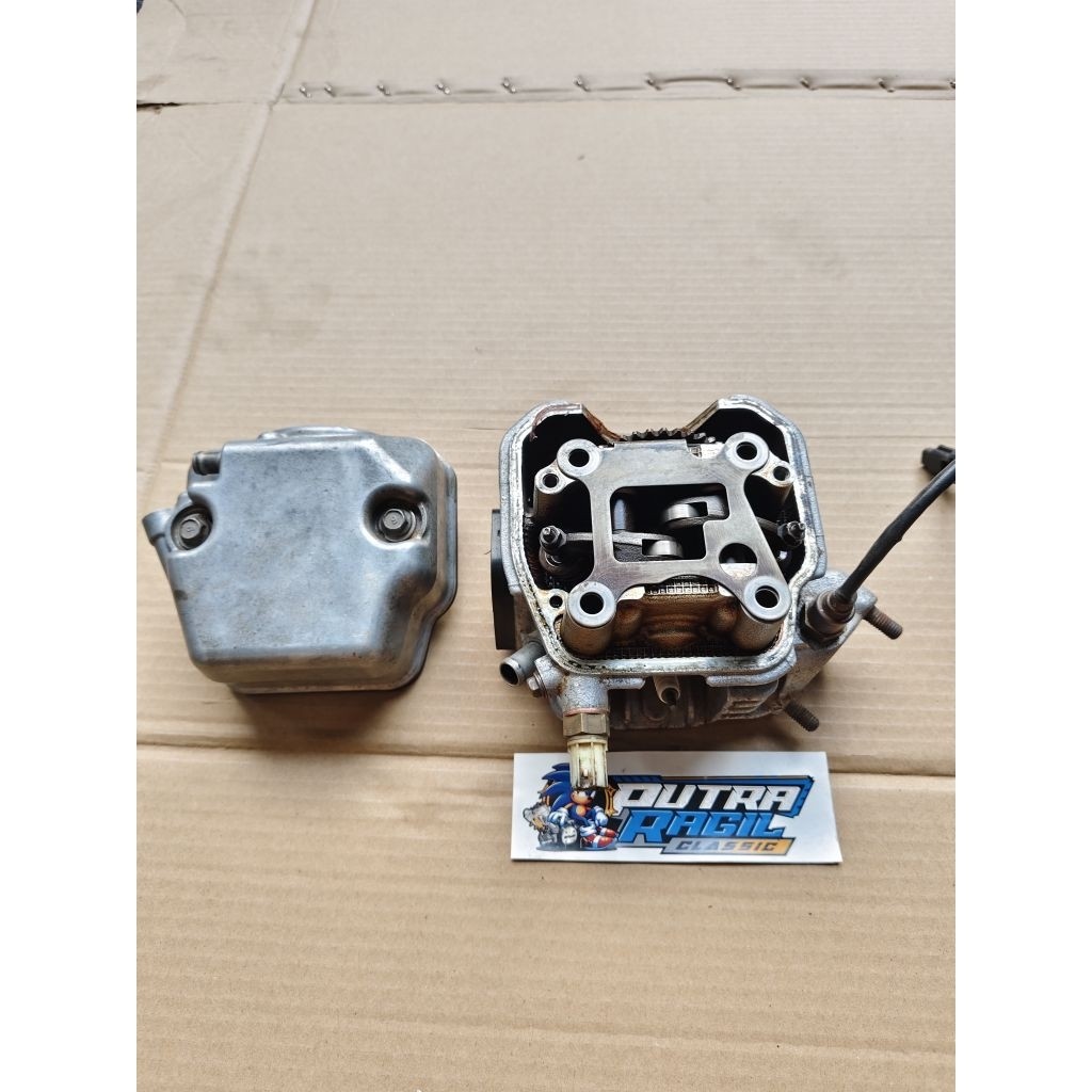 BLOK HEAD CYLINDER HEAD KOP HEAD PALA BUSI YAMAHA MIO J MIO GT SET ISI KOMPLIT ORIGINAL