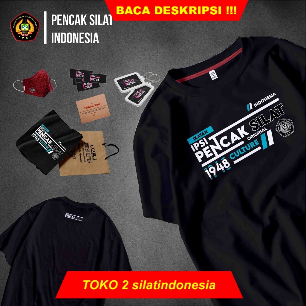 Kaos Pencak Silat Ipsi Indonesia Kode 1948