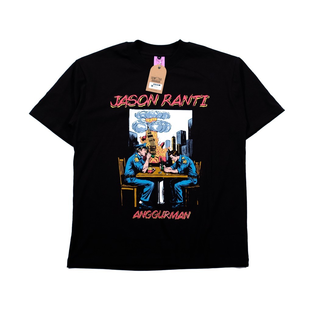 Tshirt JASON RANTI - ANGGURMAN (black) Original