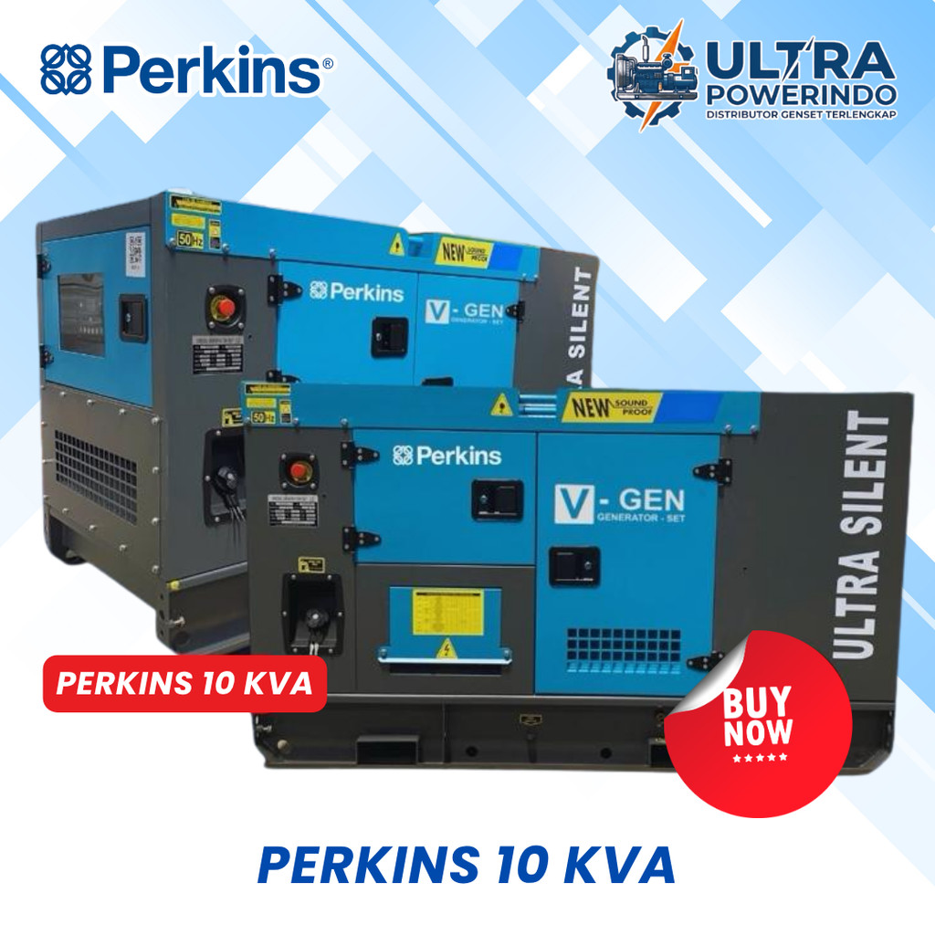 Genset 10KVA Perkins Ultra Silent Diesel