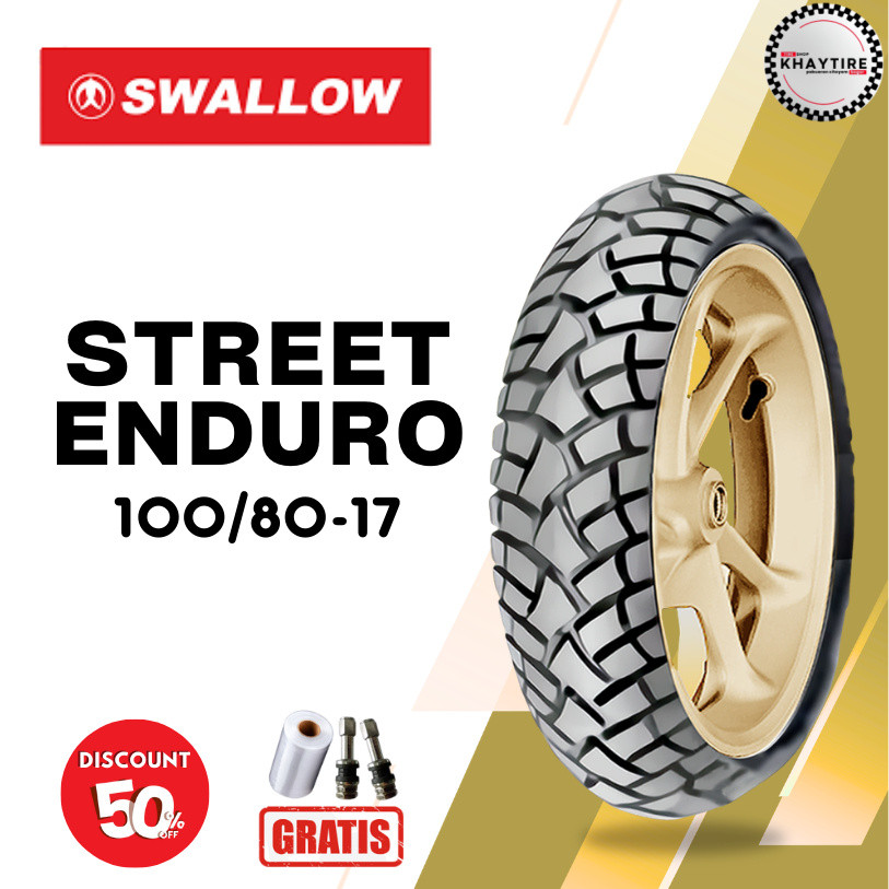 Ban Motor SWALLOW STREET ENDURO 100/80-17 Tubeless