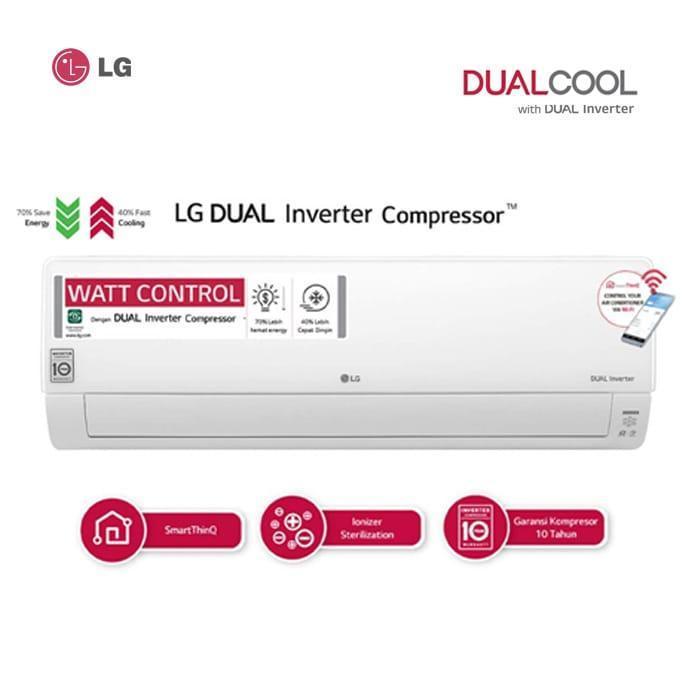 LG AC 1/2 PK 0,5PK Split Smart Inverter DUALCOOL Watt Control T05EV5