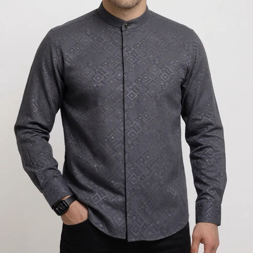 Baju Koko Balvin Original Model Premium Lengan Panjang Exclusive