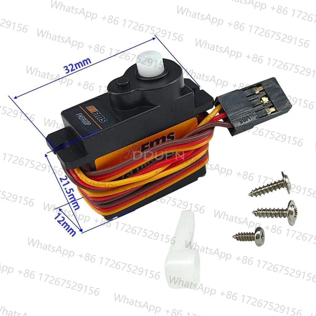FMS 9g Digital Gear Servo Positive with 460mm wire for FMS RC plane FMS9GDP (FMSSER003)