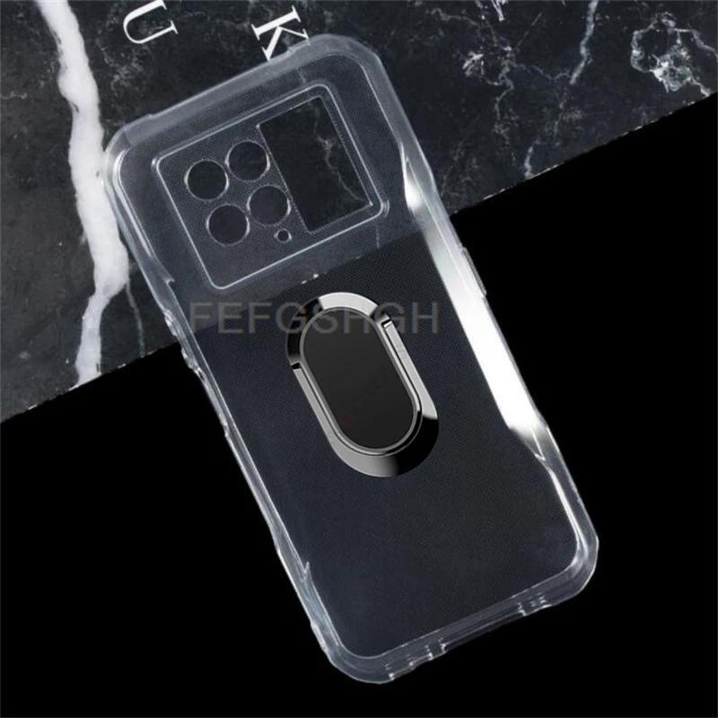 For Doogee V20 5G 6.43"Doogee V20 5G Back Ring Holder Bracket Phone Cover TPU Soft Silicone Case