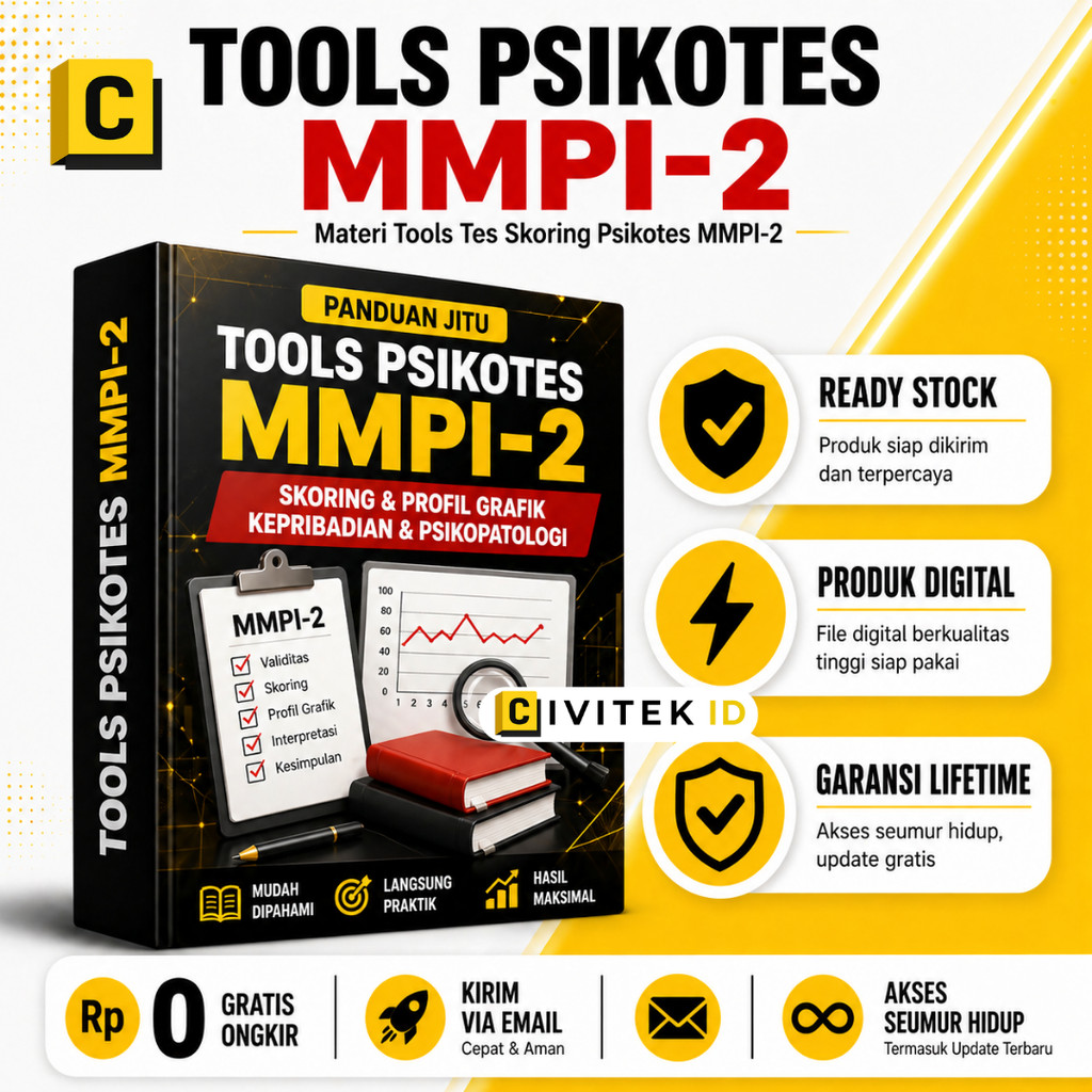 TOOLS PSIKOTES MMPI 2 Minnesota Multiphasic Personality Inventory - Skoring Excel Otomatis