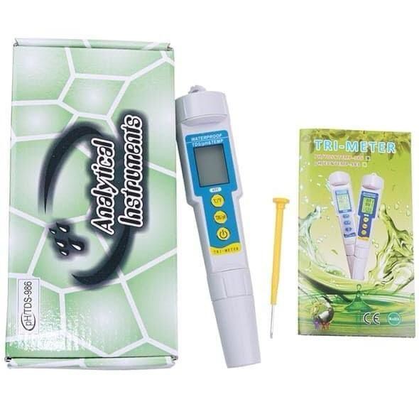 PH-986 3-in1 PH Meter TDS PH Meter Suhu Aquarium Acidometer Drink Water Quality Analyser