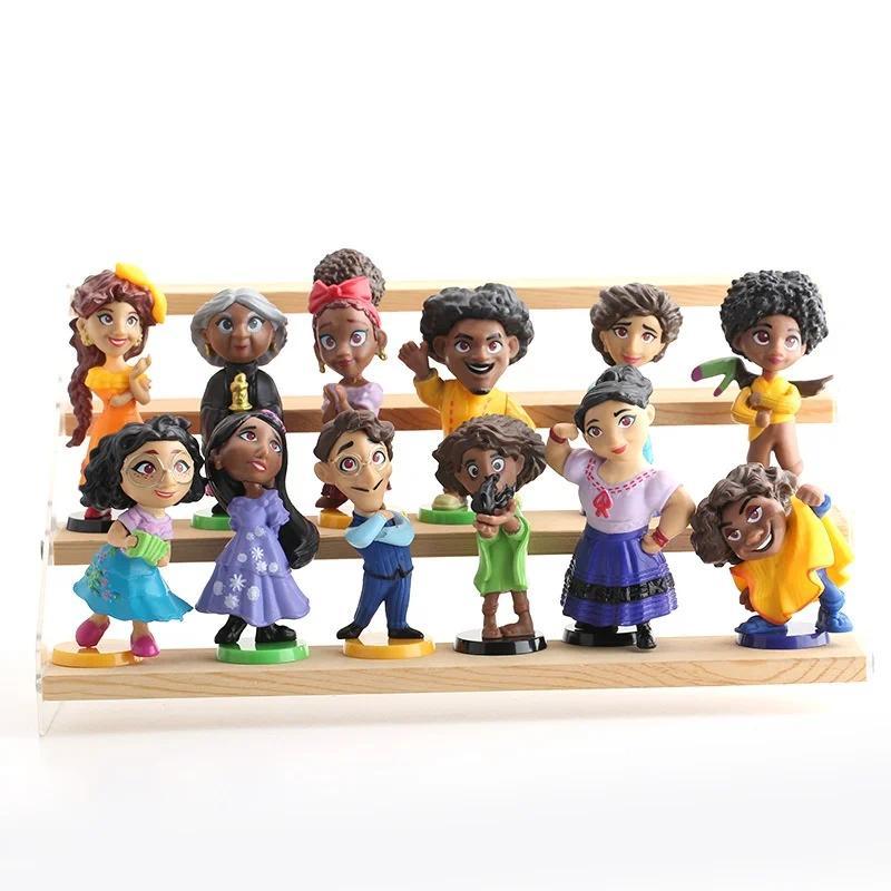 12Pcs/Set Disney Encanto Action Figure Toys Cartoon Movie Family Model Doll Children's Birthday Xmas