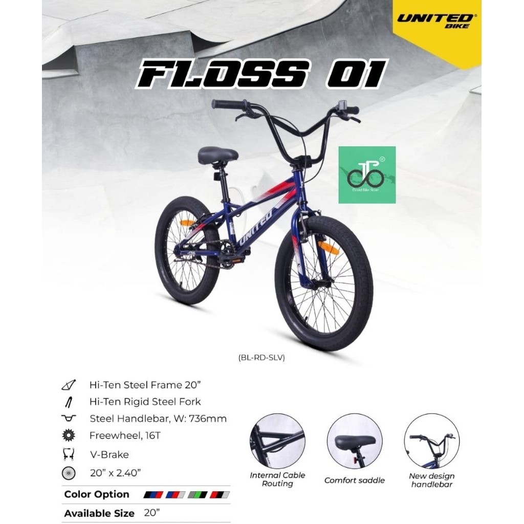 Sepeda BMX 20" United Floss 01 NEW 20