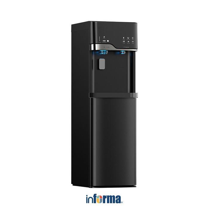 Informa Kels Avelis Dispenser Air Bottom Loading Dengan Ice Maker - Hitam Galon Bawah Pendingin Minu
