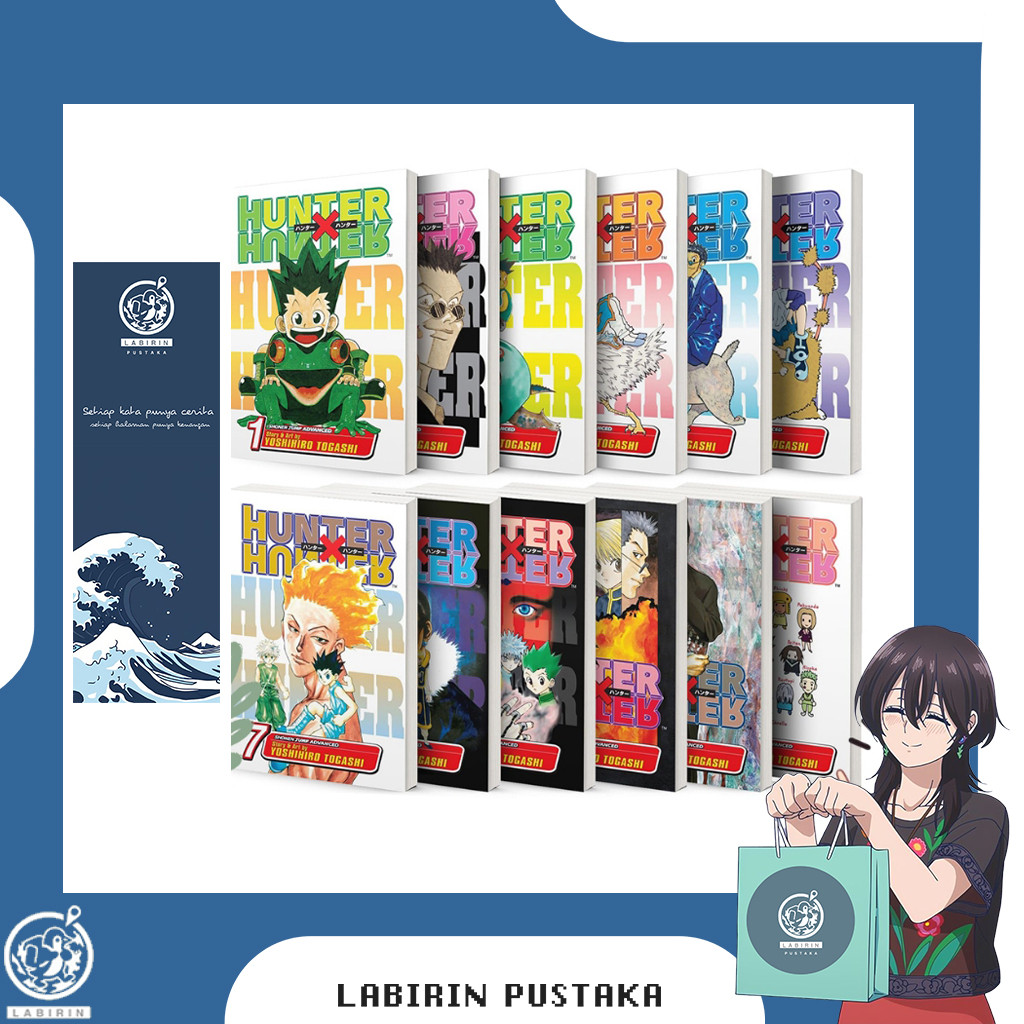 Hunter X Hunter 36 Book Series English Manga set (English) -LABIRINPUSTAKA_