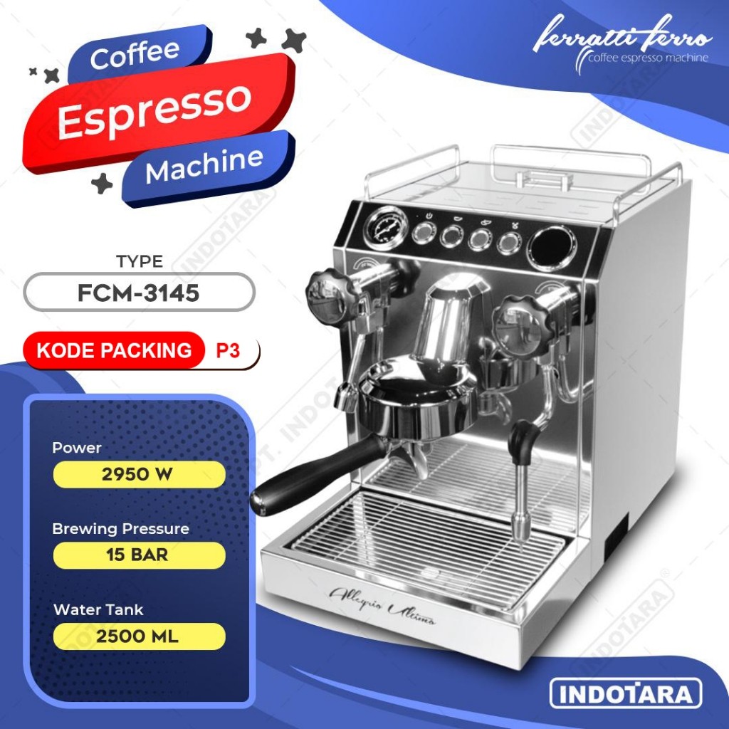 FOR SALE Mesin Kopi Espresso Ferratti Ferro FCM-3145 Allegrio Ultimo