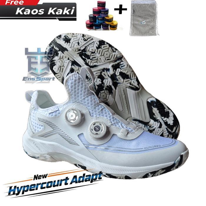 Sepatu Badminton Hundred Hypercourt Adapt Spesial Edisi - Sepatu Padel Hundred Hypercourt Adapt Mode