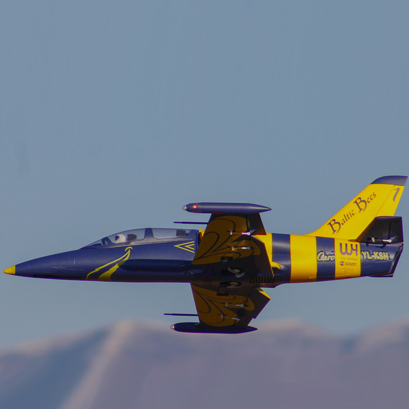 6  FlyFans Baltic Bees L-39 Albatros 64mm RC EDF Jet RTF Version Plane