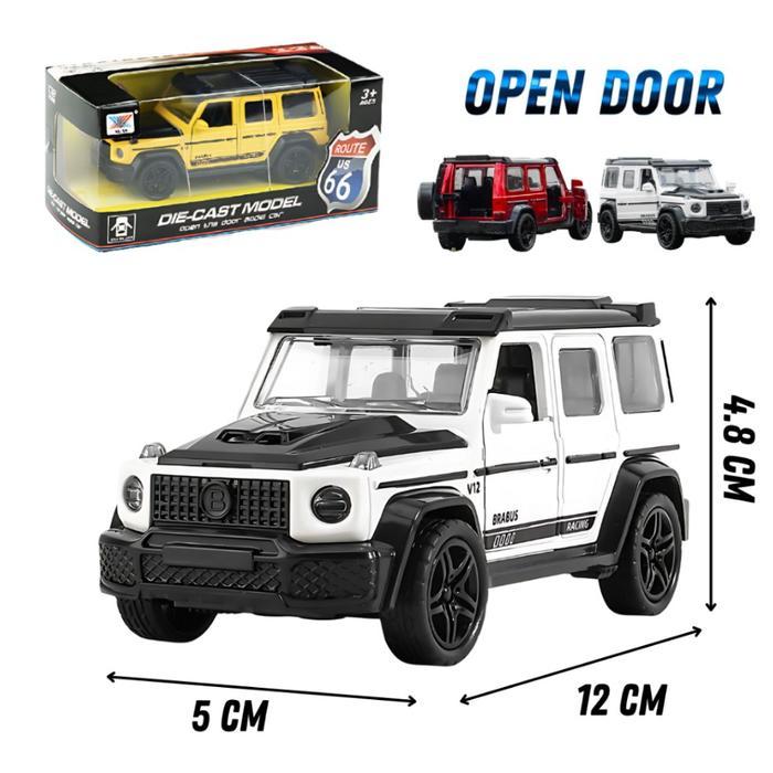 11 CM Skala 1:43 Miniatur Diecast Alloy Mobil Pull Back Brabus Hummer Rubicon Wrangler Mainan Anak L