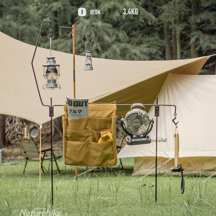 Promo Murah HANGING LIGHT STAND NATUREHIKE NH20PJ108 GANTUNGAN TIANG HOLDER LAMPU - NH20PJ108 Terlar