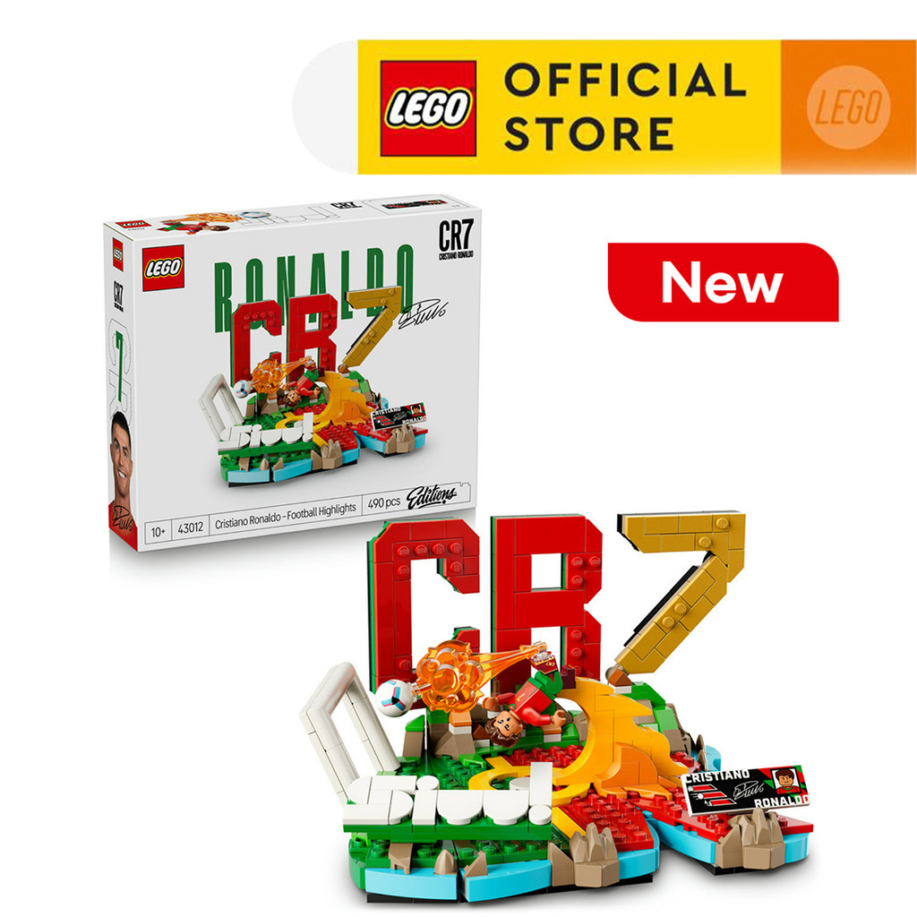 LEGO Editions Football 43012 Cristiano Ronaldo – Soccer Highlights (490 Pieces), Toys, Bricks, Maina