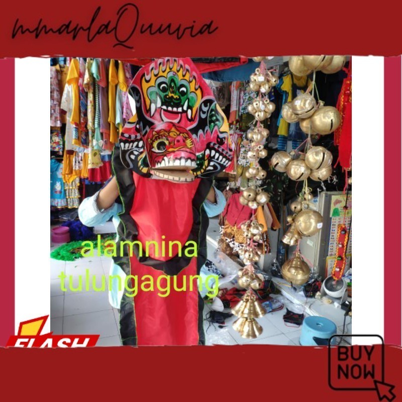 KEREN BOLO Barongan Caplokan Spon Anak Usia 3-12 Tahun TA BAGUS