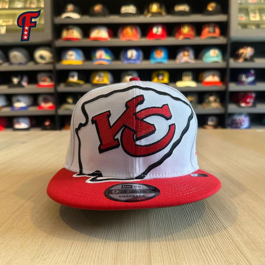 Topi New Era NFL Kansas City Chiefs Big Logo 9FIFTY Hat Original