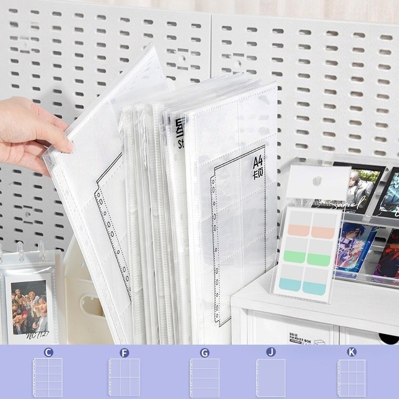 Kpop Photocard Binder Photo Albums Idol Photocard Holder Photo Cover Ineer Pages Sticker Book Binder