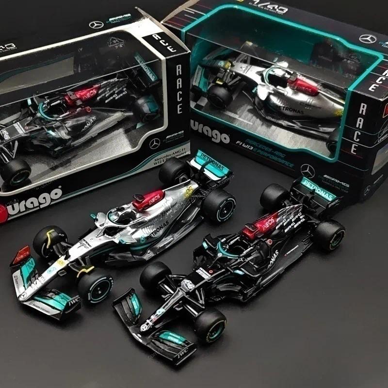 Bburago  1:43 Mercedes-Benz W12 W13 Car F1 Formula Racing Car Model Alloy Toy Formulaed One Car Coll