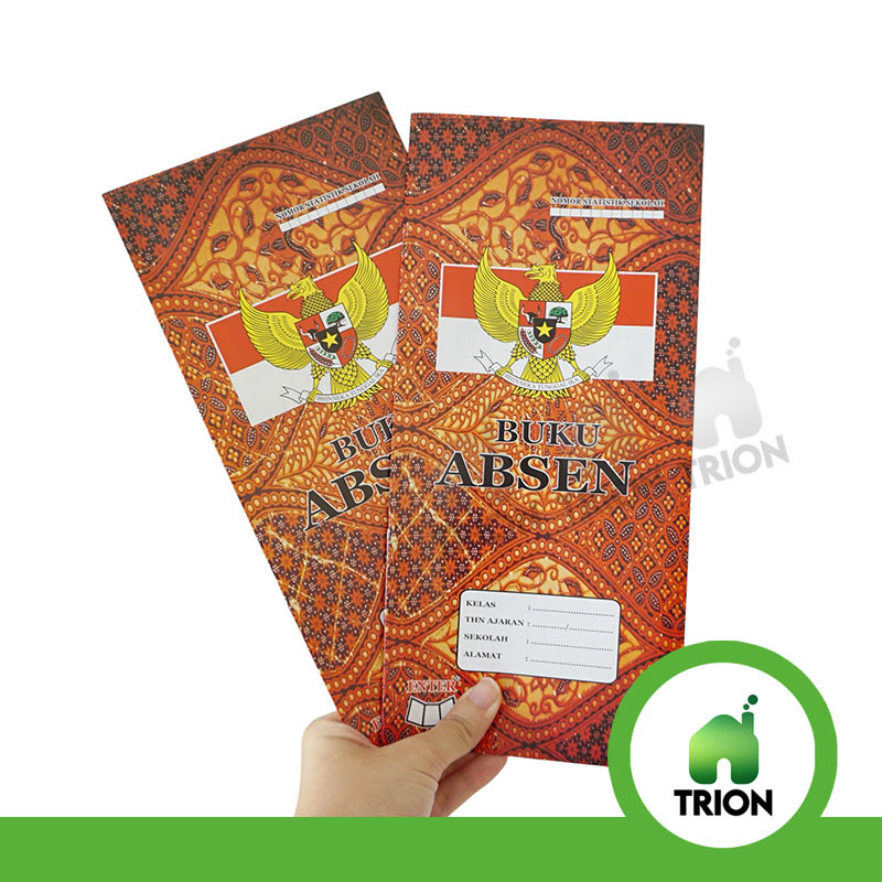 Buku Absen Siswa Sekolah Motif Batik / Absensi Siswa Batik / Buku Absen Batik Murah