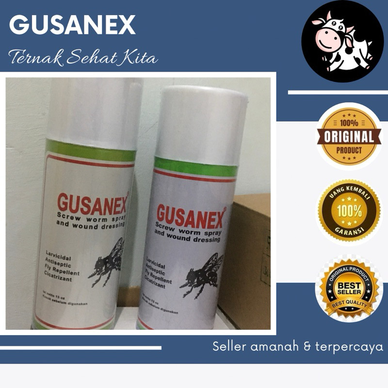 Gusanex 100% Ori Obat Luka Luar Pada Sapi Anjing Kucing