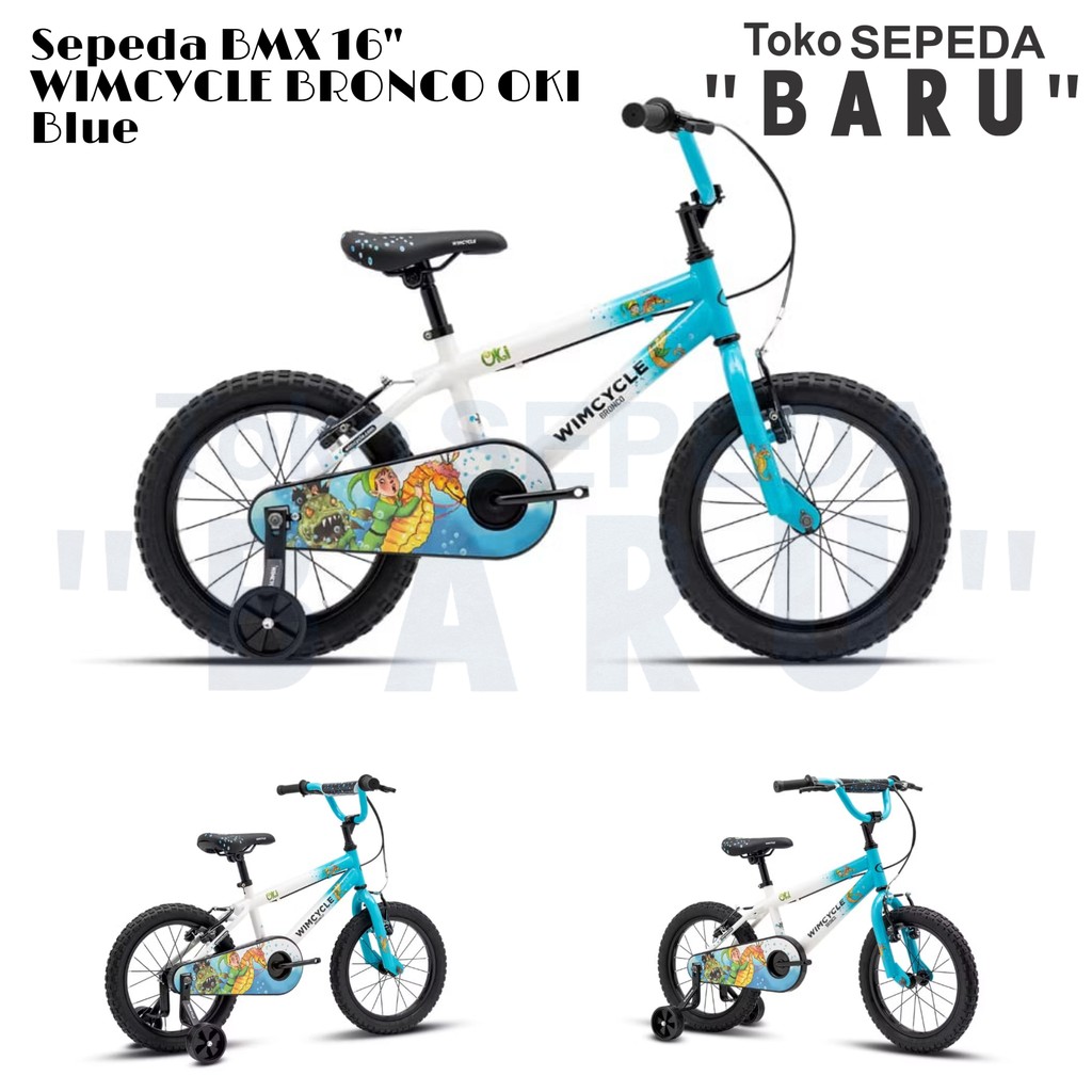 TB - Sepeda BMX WIMCYCLE BRONCO OKI Ukuran 16 Inch